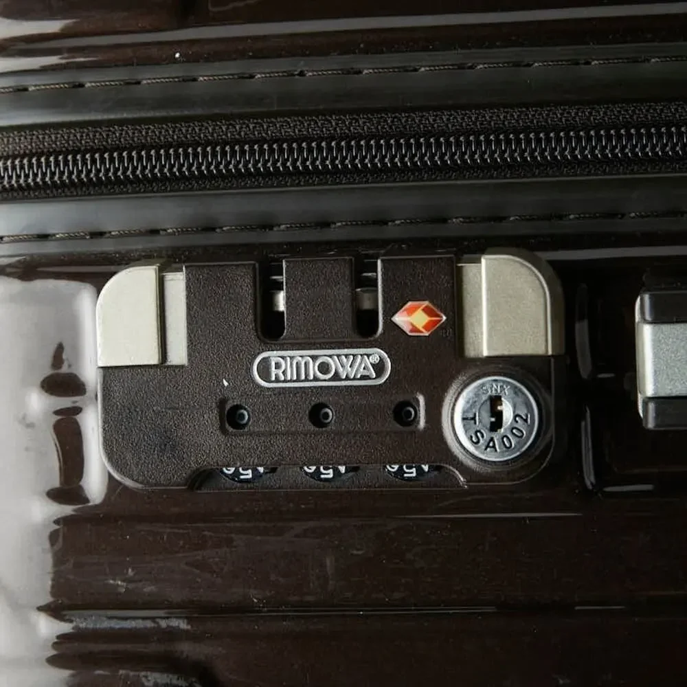 Rimowa Salsa Deluxe 2-Wheel Carry-On Suitcase Brown Polycarbonate